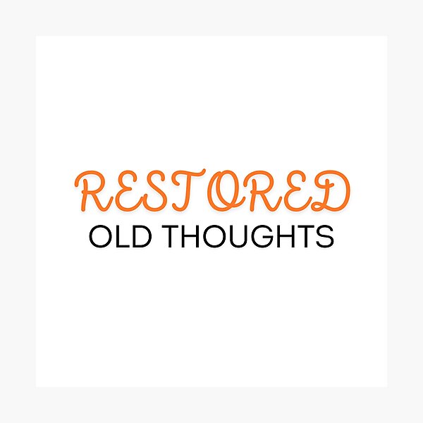 Item preview, Restored old thoughts designed and sold by ArtistTejal.