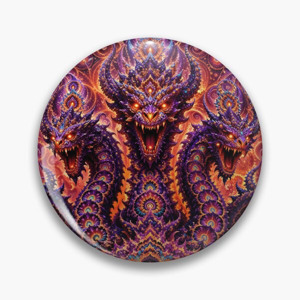 Item preview, Fractal Mandala Five Headed Hydra designed and sold by hyperbeast store.