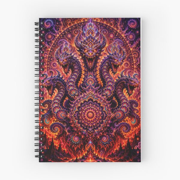 Item preview, Fractal Mandala Five Headed Hydra designed and sold by hyperbeast store.