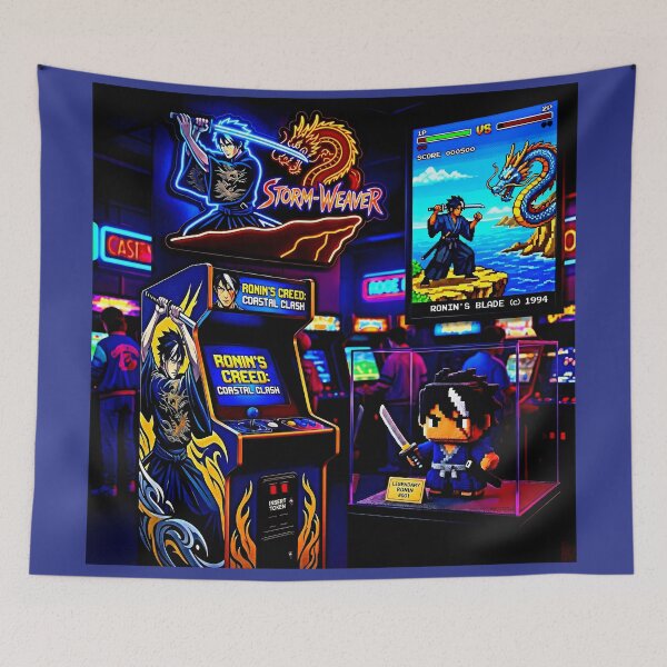 Item preview, Retro Arcade capter Themed Decor designed and sold by Cyber-ART-Studio.