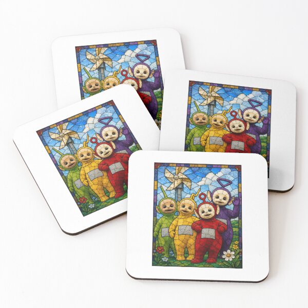 Artikelvorschau, Buntglas-Tellytubbies entworfen und verkauft von Half Brain Labs.
