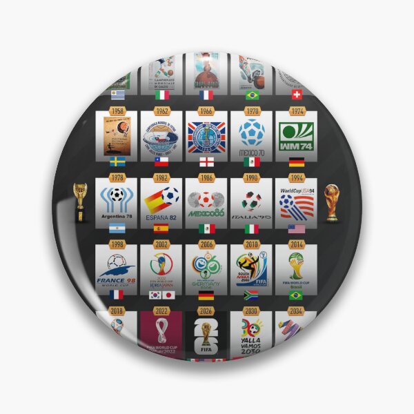 Item preview, FIFA World Cup — Logos of previous World Cups designed and sold by DavidDai.