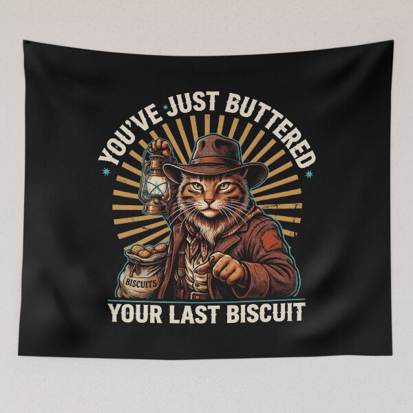 Item preview, You've Just Buttered Your Last Biscuit Funny Cowboy Southern Western Humor designed and sold by Redgiant87x.