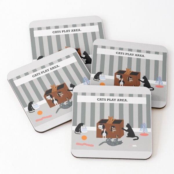 Item preview, Cats Having Fun designed and sold by Elaine M Hayward .