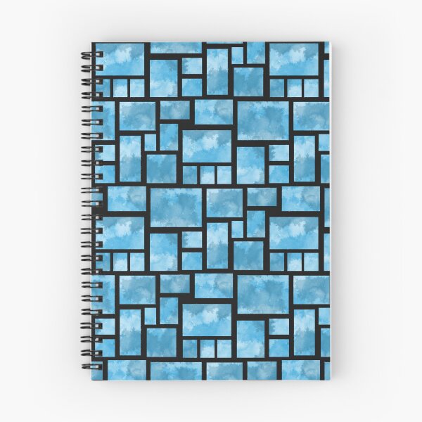 Item preview, Blue Watercolor Geometric Abstract Pattern designed and sold by zeelv.