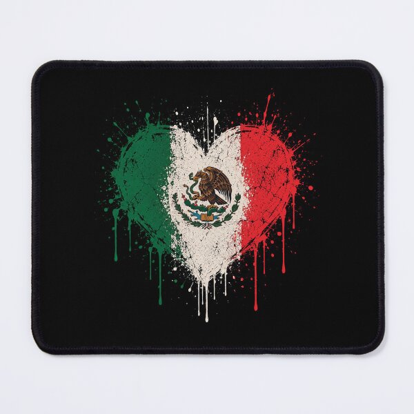 Item preview, Mexico Flag Heart designed and sold by littlemiscat.