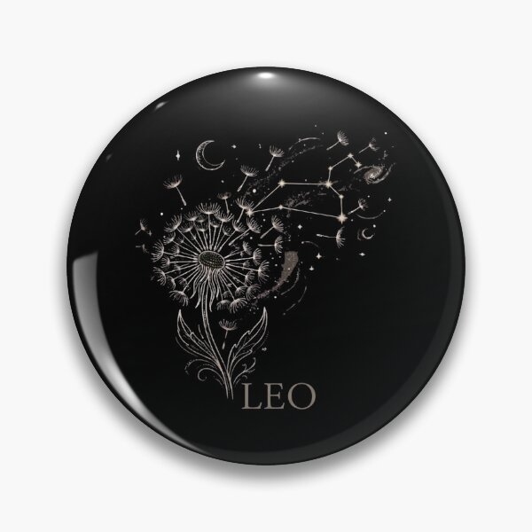 Item preview, ​Leo Zodiac Dandelion Constellation Celestial Art designed and sold by SilentFlower.