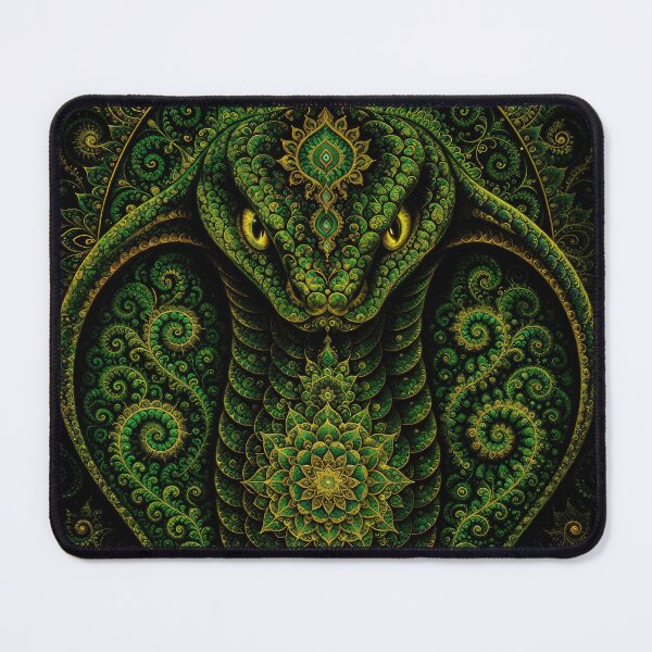 Item preview, Fractal Mandala Green Cobra designed and sold by hyperbeast store.