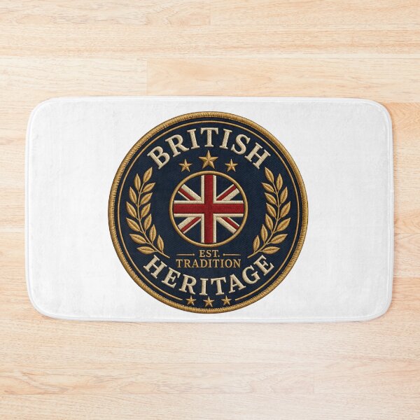 Item preview, British Heritage Crest – Vintage UK Flag Emblem | Classic Britannia Pride Badge Design designed and sold by ColorClouds.