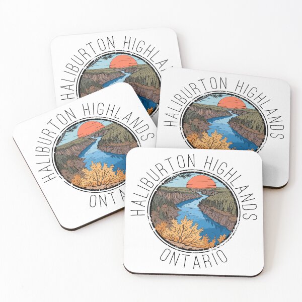 Item preview, Haliburton Highlands - Ontario (with Black Lettering) designed and sold by VelvetRoom.