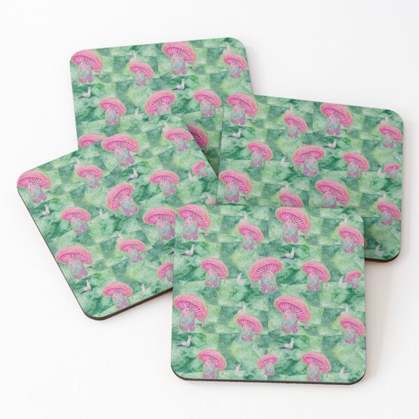 Item preview, Pink mushrooms 3D designed and sold by NakeeNakaa.