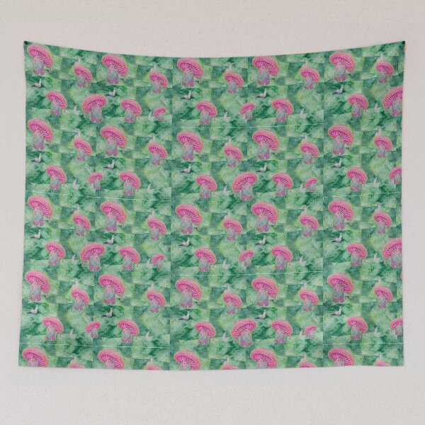 Item preview, Pink mushrooms 3D designed and sold by NakeeNakaa.