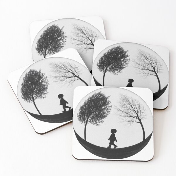 Item preview, The Journey of Life – Growth and Change Silhouette Illustration designed and sold by Lifehackerplus1.