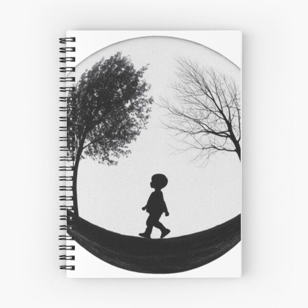 Item preview, The Journey of Life – Growth and Change Silhouette Illustration designed and sold by Lifehackerplus1.