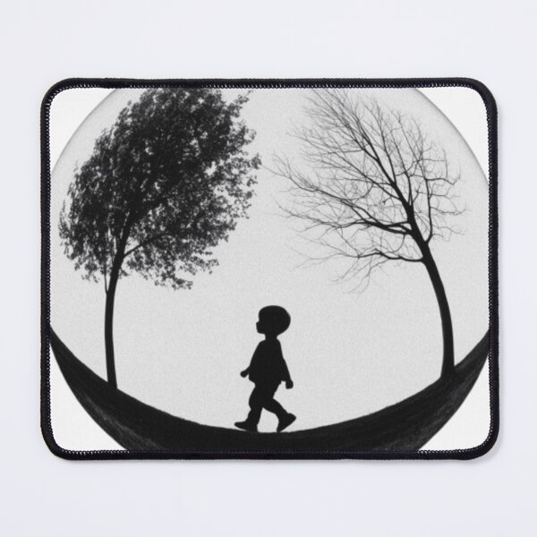 Item preview, The Journey of Life – Growth and Change Silhouette Illustration designed and sold by Lifehackerplus1.
