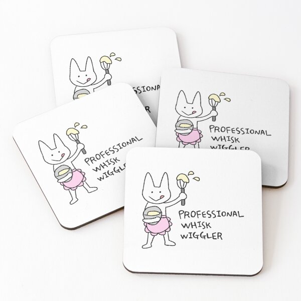 Item preview, Professional Whisk Wiggler Sticker • Baking Cat Art • Cute Baker Cat Illustration • Kawaii Cooking Sticker designed and sold by lazydayz16.