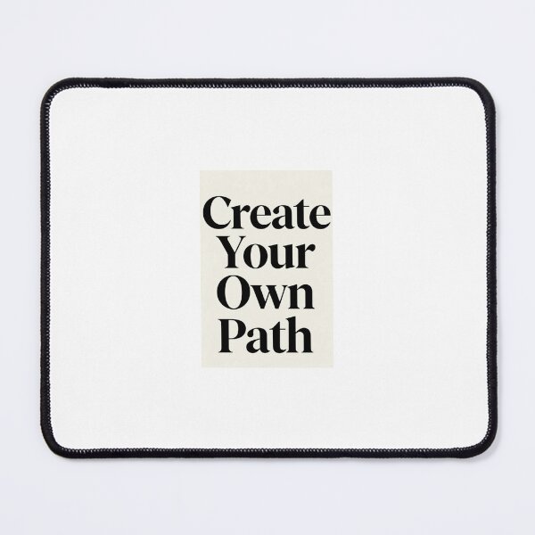 Item preview, Create Your Own Path – Inspirational Typography for Dreamers and Doers designed and sold by FAZ-DESIGNS.