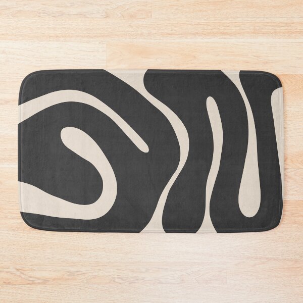 Item preview, Black Beige Minimalistic Modern Abstract Art designed and sold by NicoleYoungStudio.