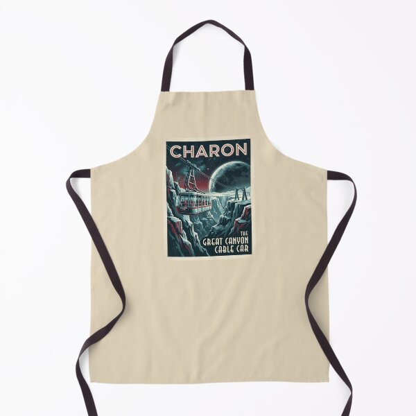 Item preview, Charon Moon Retro NASA Travel Poster Canyon Cable Car designed and sold by RetroRewind Studio.
