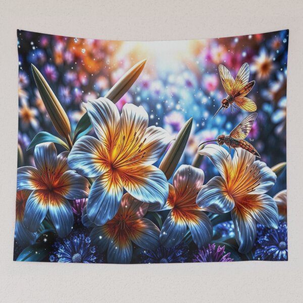 Item preview, Butterfly Lily Flower Wall Art designed and sold by BeautifulVirtues.