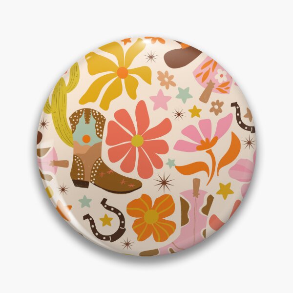 Item preview, Wild West Cowgirl & Cactus Pattern designed and sold by raghda-s-m.