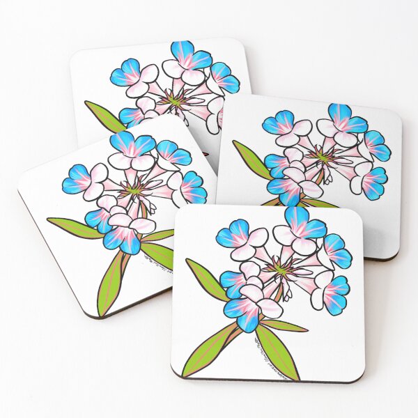 Item preview, Trans Pride Blue-Eyed Mary designed and sold by AlanaReneArt.