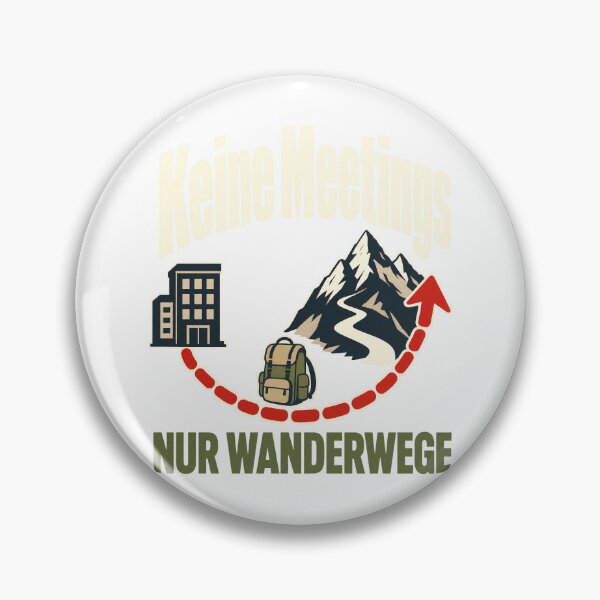 Item preview, No meetings, just hiking trails designed and sold by pirminio.