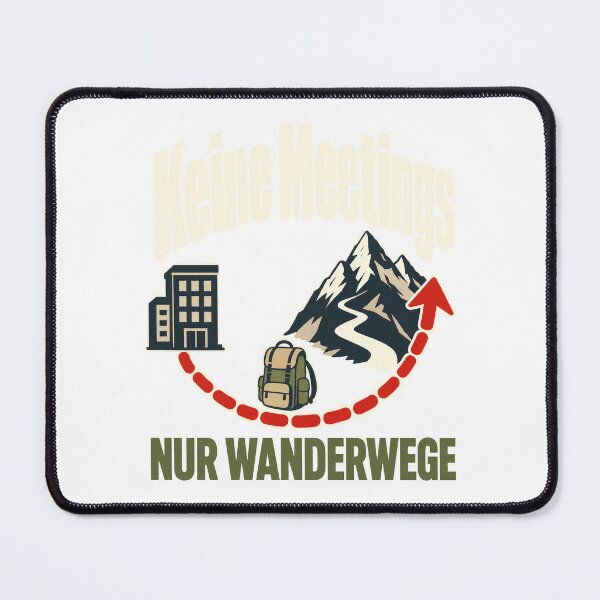 Item preview, No meetings, just hiking trails designed and sold by pirminio.