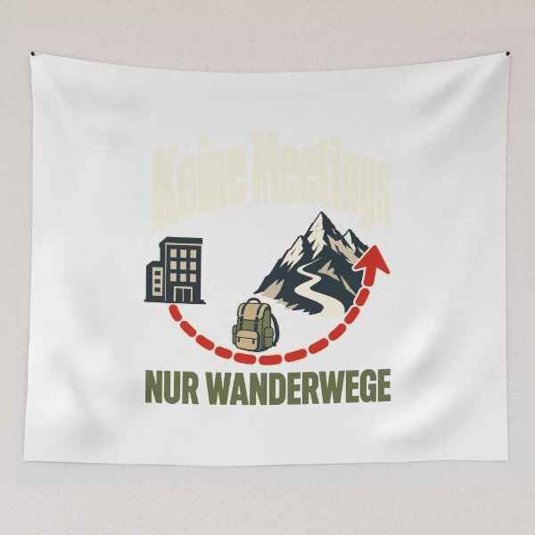 Item preview, No meetings, just hiking trails designed and sold by pirminio.