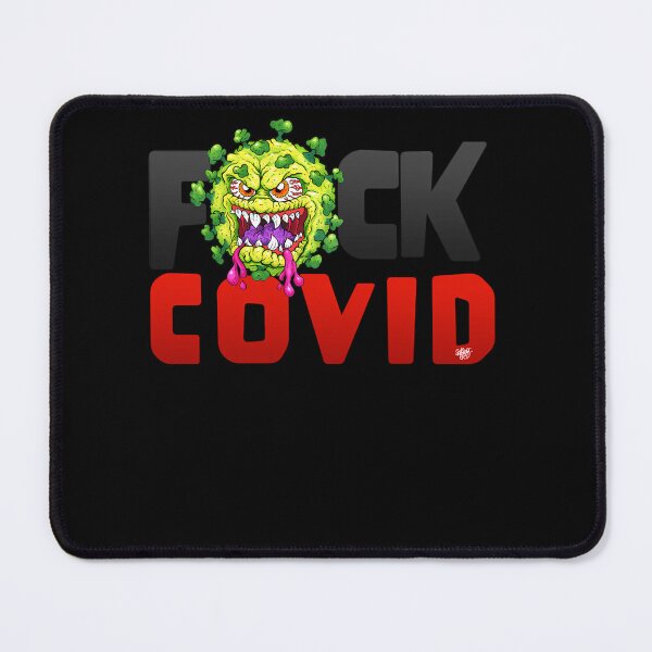 Item preview, Fck Covid Angry Coronavirus Monster Typography designed and sold by Bean-Box.