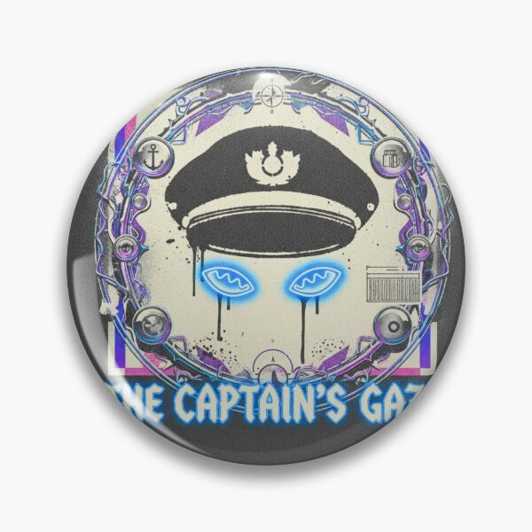 Item preview, The Captain's Gaze - Gritty Urban Stencil Streetwear designed and sold by FitEnvy.