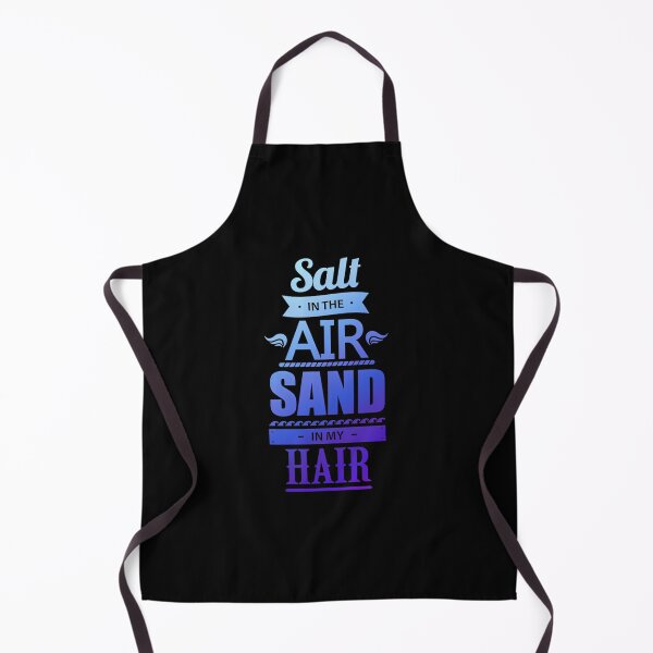 Item preview, Salt In The Air Sand In My Hair Beach Quote Typography designed and sold by Bean-Box.