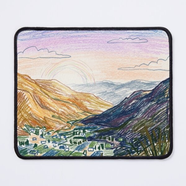 Item preview, Illuminated valley sunset designed and sold by CristianCEB.