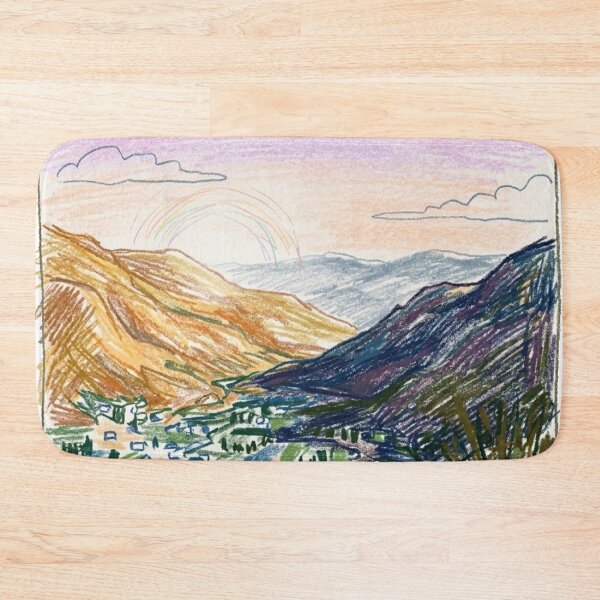 Item preview, Illuminated valley sunset designed and sold by CristianCEB.