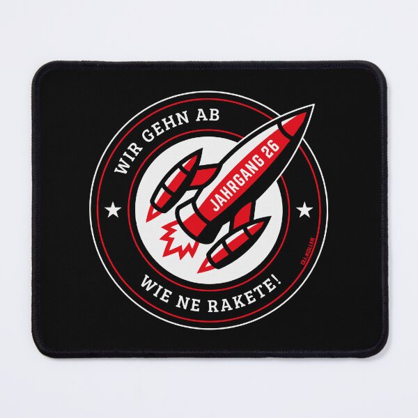 Item preview, Class of 26 – We're Taking Off Like a Rocket! (Graduation / Rocket / NEG Red) designed and sold by Roderix.