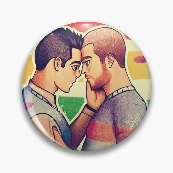 Item preview, Romantic illustration of an LGBT couple in love designed and sold by danielrospad.