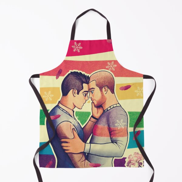 Item preview, Romantic illustration of an LGBT couple in love designed and sold by danielrospad.
