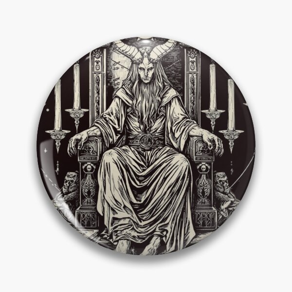 Item preview, Mystic Ram Sigil Sacred Geometry Occult Dark Fantasy Design designed and sold by Vvmd.