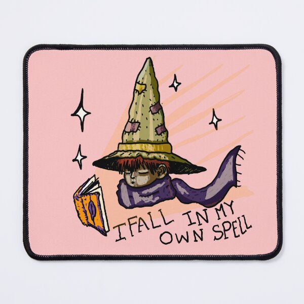 Item preview, I Fall In My Own Spell — Clumsy Witch Art | Witchy Humor Tee designed and sold by Draconicos.