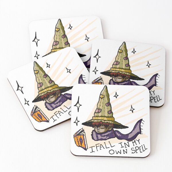 Item preview, I Fall In My Own Spell — Clumsy Witch Art | Witchy Humor Tee designed and sold by Draconicos.