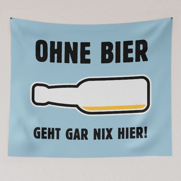 Item preview, Nothing works here without beer! (Beer / Beer drinker / POS 3C) designed and sold by Roderix.