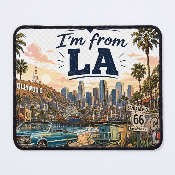 Item preview, Only in Los Angeles– Iconic American City Landmarks designed and sold by Hookesmode.