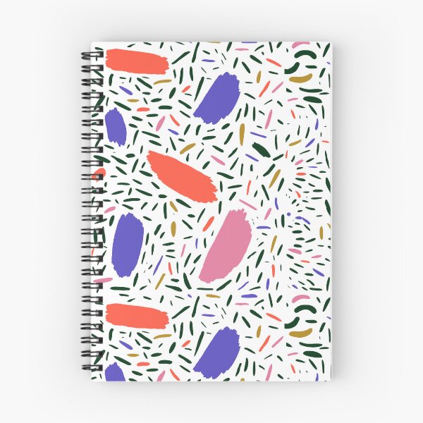 Item preview, Ohlala! Color brushstroke blast of memphis pattern 1990s designed and sold by AllBeau.