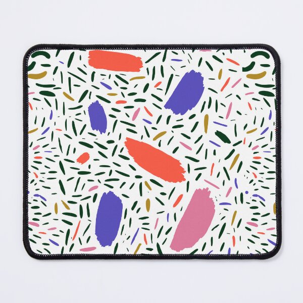 Item preview, Ohlala! Color brushstroke blast of memphis pattern 1990s designed and sold by AllBeau.