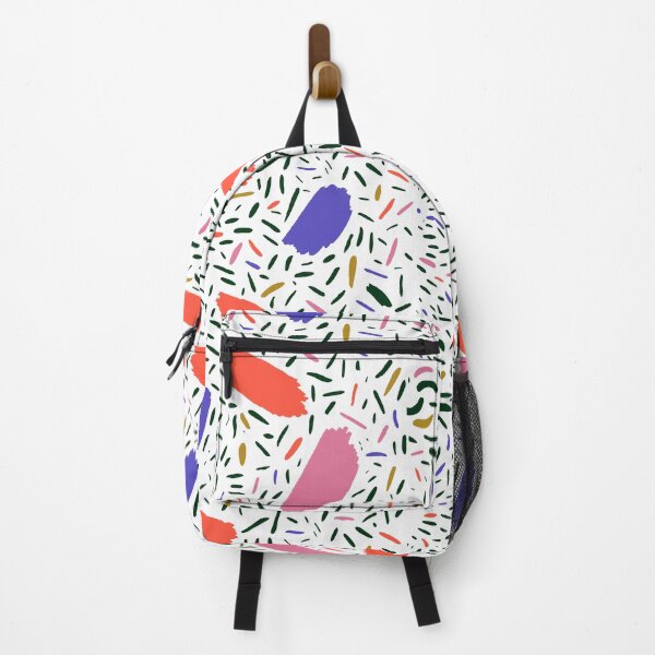 Item preview, Ohlala! Color brushstroke blast of memphis pattern 1990s designed and sold by AllBeau.