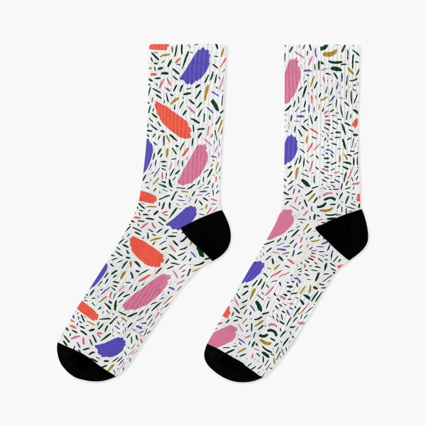 Item preview, Ohlala! Color brushstroke blast of memphis pattern 1990s designed and sold by AllBeau.