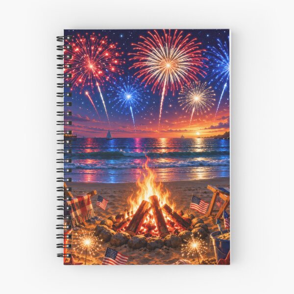 Item preview, 4th of July Coastal Night designed and sold by jgvisualarts.