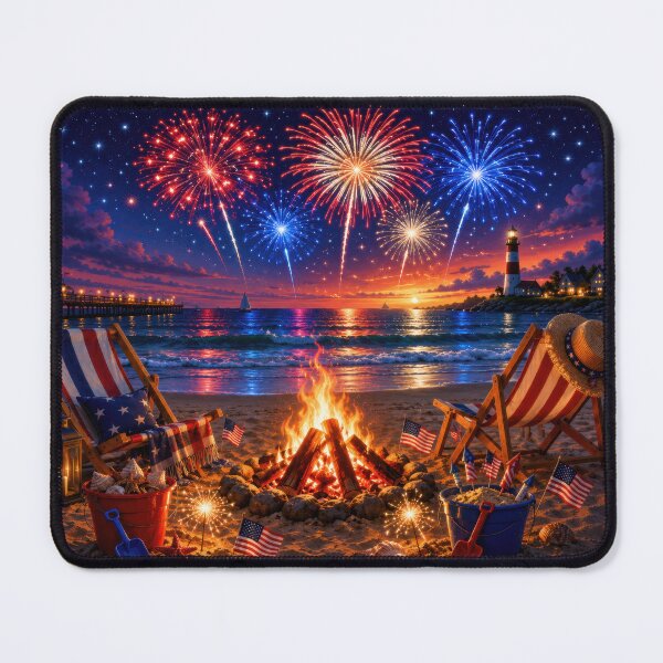 Item preview, 4th of July Coastal Night designed and sold by jgvisualarts.