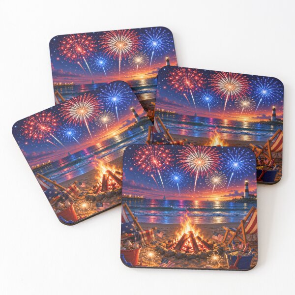 Item preview, 4th of July Coastal Night designed and sold by jgvisualarts.