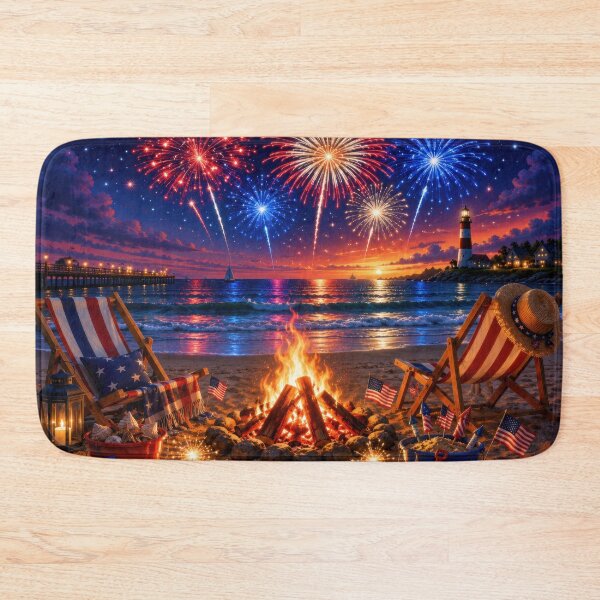 Item preview, 4th of July Coastal Night designed and sold by jgvisualarts.